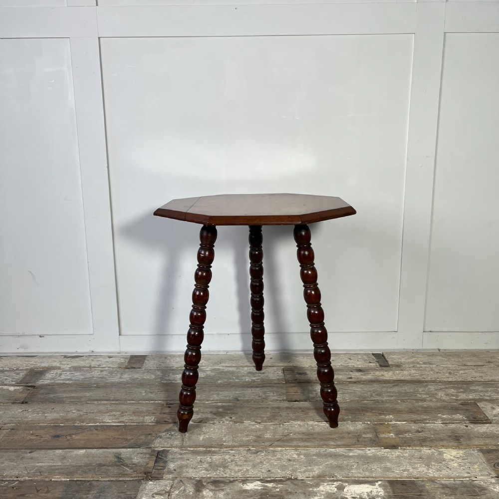 Victorian Mahogany Bobbin Leg Table View II