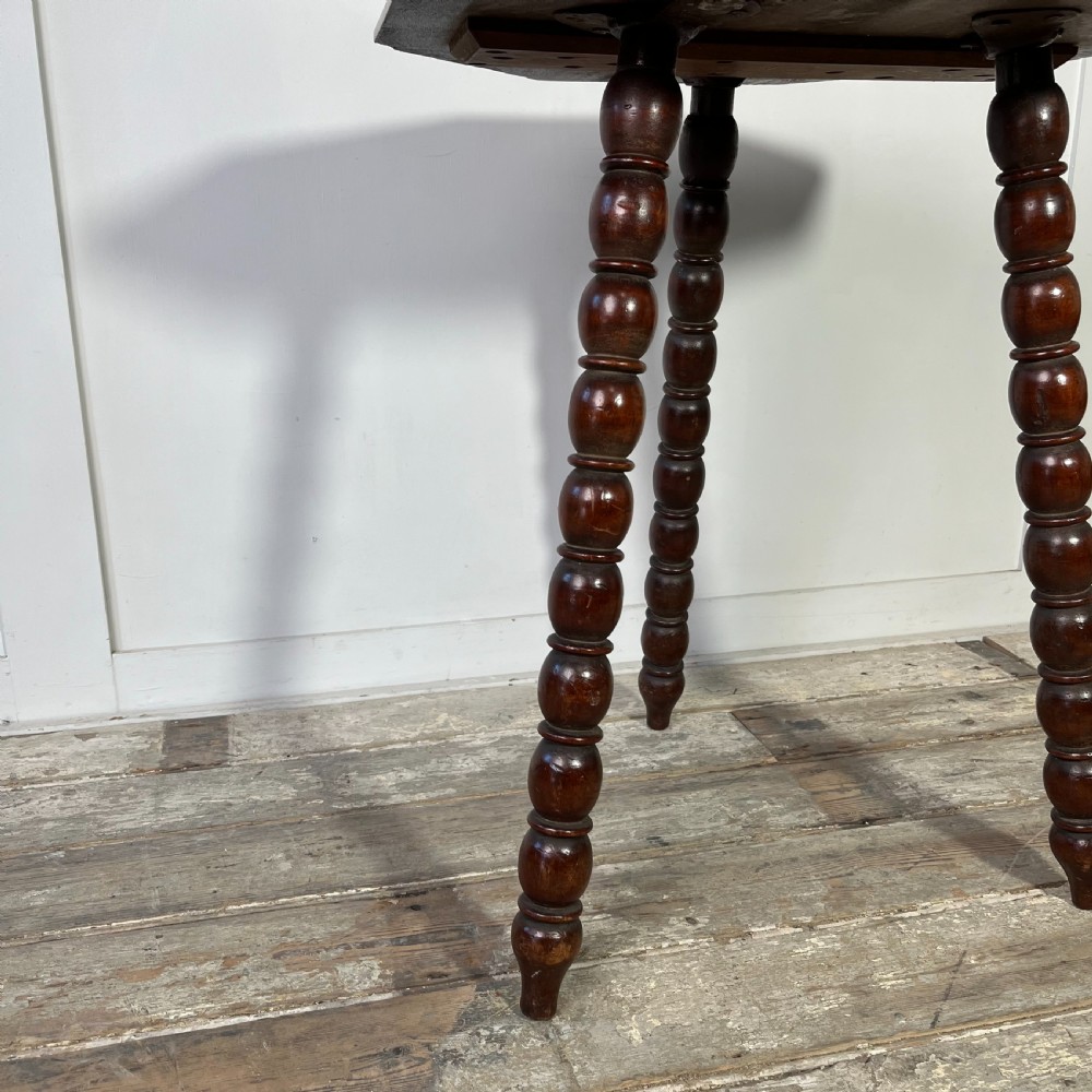 Victorian Mahogany Bobbin Leg Table View III