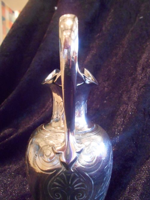 STUNNING ANTIQUE SILVER WATER EWER BARNARD 1846 - ADDITIONAL PHOTO 1