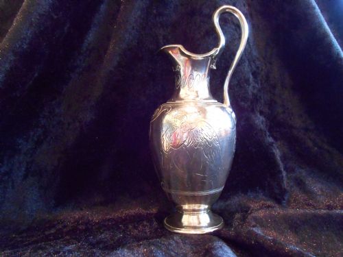 STUNNING ANTIQUE SILVER WATER EWER BARNARD 1846 - ADDITIONAL PHOTO 7