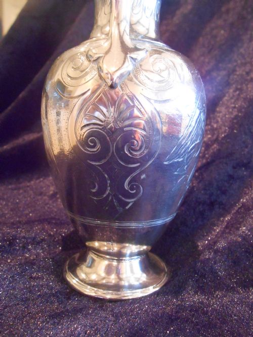 STUNNING ANTIQUE SILVER WATER EWER BARNARD 1846 - ADDITIONAL PHOTO 6