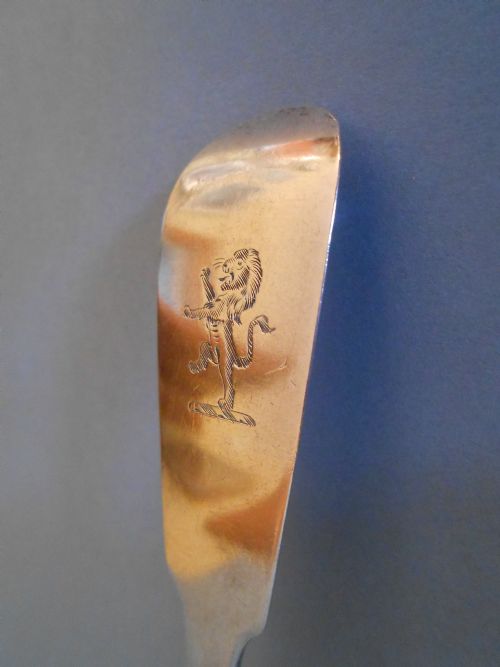 ANTIQUE SOLID SILVER IRISH LADLE 1828 - ADDITIONAL PHOTO 1