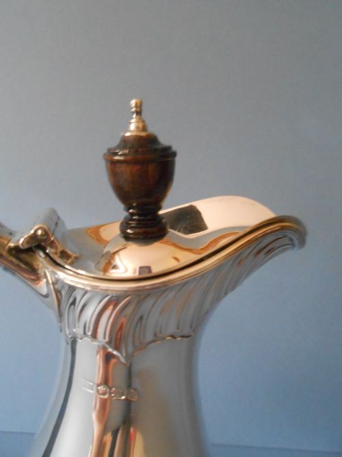 ANTIQUE VICTORIAN SILVER CLARET EWER - ADDITIONAL PHOTO 2