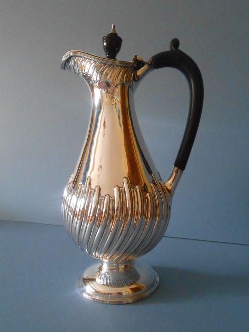 ANTIQUE VICTORIAN SILVER CLARET EWER - ADDITIONAL PHOTO 5