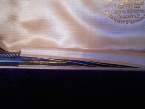 BOXED SET OF SOLID SILVER MENU HOLDERS 1907 - ADDITIONAL PHOTO 6