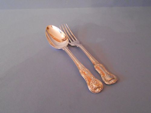 PAUL STORR SILVER SPOON AND FORK 1793 - ADDITIONAL PHOTO 3