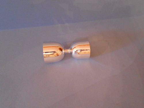 SOLID SILVER DOUBLE JIGGER 1900 - ADDITIONAL PHOTO 1