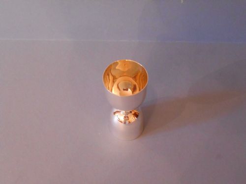 SOLID SILVER DOUBLE JIGGER 1900 - ADDITIONAL PHOTO 4