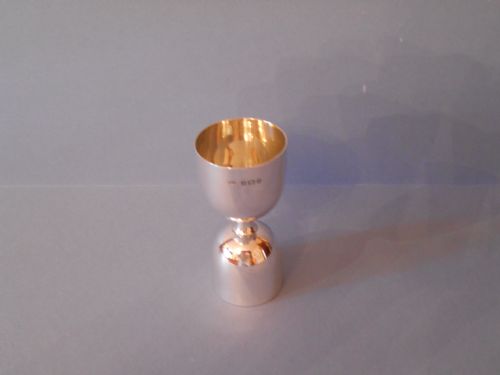 SOLID SILVER DOUBLE JIGGER 1900 - ADDITIONAL PHOTO 5