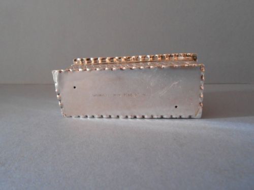 SOLID SILVER VICTORIAN TRIPLE STAMP BOX COMYNS - ADDITIONAL PHOTO 3