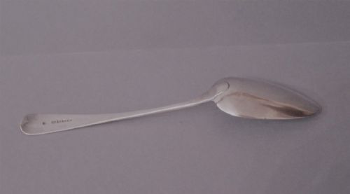 ANTIQUE GEORGIAN SILVER SERVINGTABLESPOON 1810 - ADDITIONAL PHOTO 1
