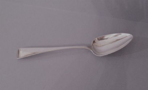 ANTIQUE GEORGIAN SILVER SERVINGTABLESPOON 1810 - ADDITIONAL PHOTO 4