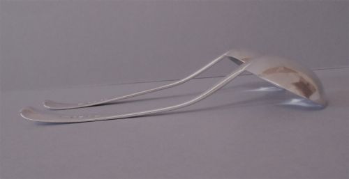 PAIR OF ANTIQUE GEORGIAN SOLID SILVER LADLES 1825 - ADDITIONAL PHOTO 4