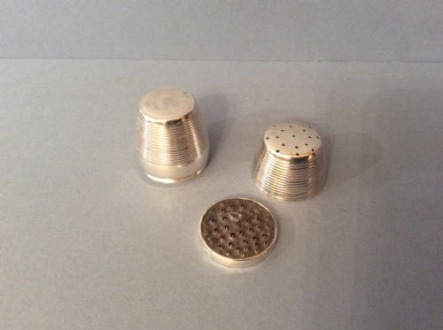 antique georgian solid silver nutmeg grater 1795 - CATEGORY: ANTIQUE SILVER - DATED GEORGIAN