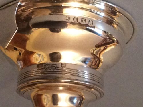 ANTIQUE SOLID SILVER GEORGIAN 3PART WINE FUNNEL - ADDITIONAL PHOTO 2