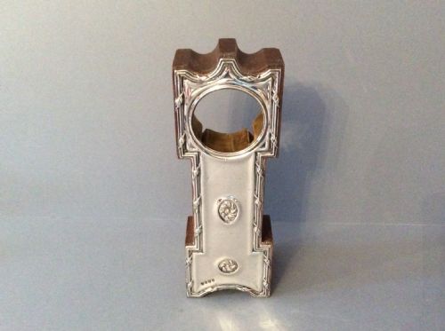 antique silverfronted pocket watch stand - CATEGORY: ANTIQUE SILVER - DATED 1910