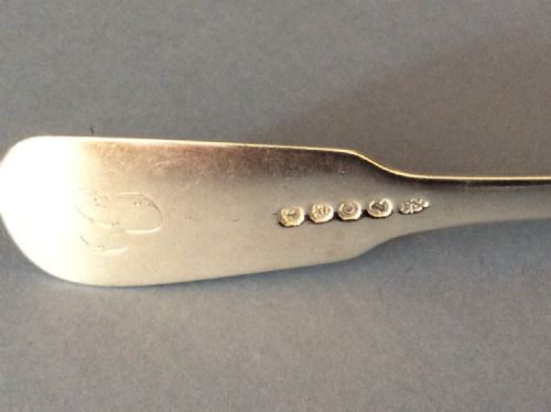 6 PAUL STORR ANTIQUE GEORGIAN SOLID SILVER DINNER FORKS - ADDITIONAL PHOTO 5