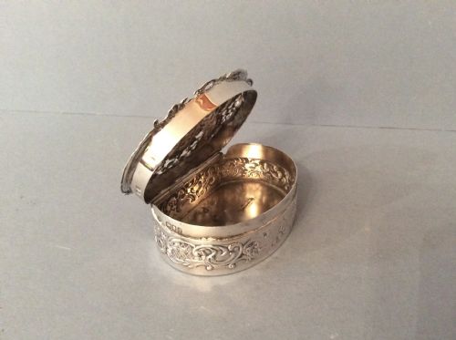 ANTIQUE EDWARDIAN SOLID SILVER POT POURRI BOX COMYNS - ADDITIONAL PHOTO 2