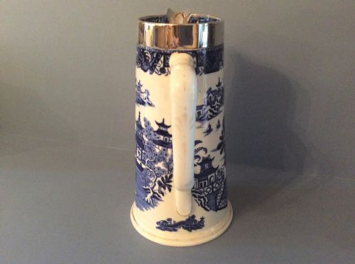 ANTIQUE VICTORIAN SILVERRIMMED JUG - ADDITIONAL PHOTO 4