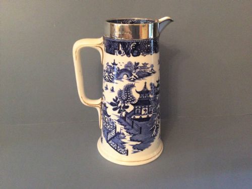 ANTIQUE VICTORIAN SILVERRIMMED JUG - ADDITIONAL PHOTO 6