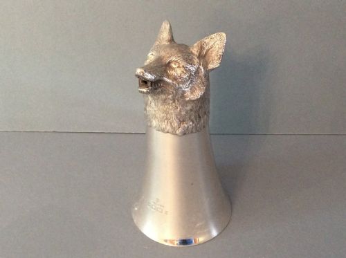 SOLID SILVER STIRRUP CUP - ADDITIONAL PHOTO 1
