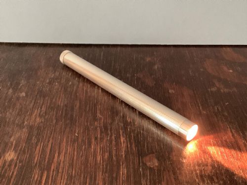 SOLID SILVER WINE THERMOMETER AND TORCH - ADDITIONAL PHOTO 1