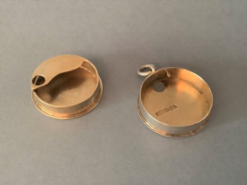 UNUSUAL ANTIQUE SOLID SILVER PILL DISPENSING BOX - ADDITIONAL PHOTO 4