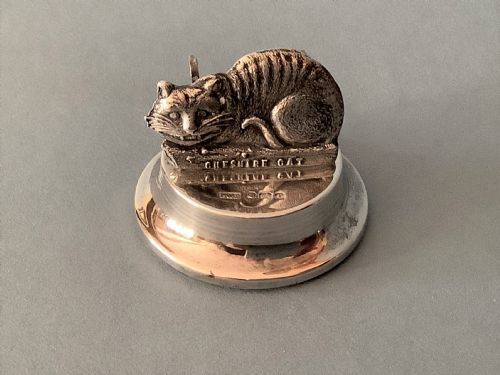 ANTIQUE SILVER ALICE IN WONDERLAND MENU HOLDERS - ADDITIONAL PHOTO 5