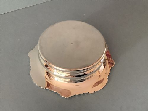 ANTIQUE EDWARDIAN SOLID SILVER WINE COASTER - ADDITIONAL PHOTO 4