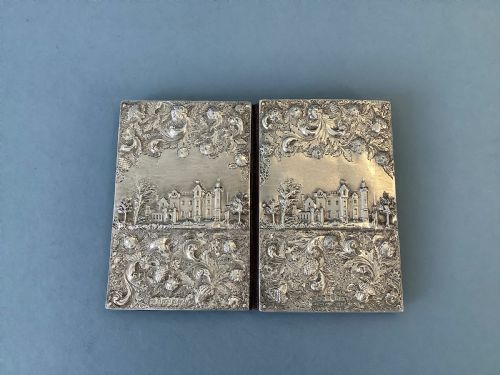 ANTIQUE SILVER WILLIAM IV CASTLE TOP AIDE MEMOIRE - ADDITIONAL PHOTO 3