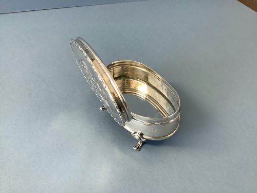 ANTIQUE EDWARDIAN SILVER JEWELLERY BOX - ADDITIONAL PHOTO 3