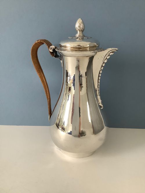 GEORGIAN SILVER COFFEE POT FOGELBERG - ADDITIONAL PHOTO 1