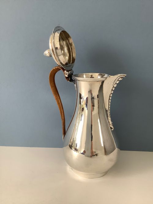 GEORGIAN SILVER COFFEE POT FOGELBERG - ADDITIONAL PHOTO 2