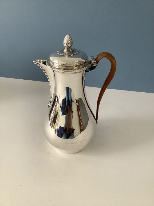 GEORGIAN SILVER COFFEE POT FOGELBERG - ADDITIONAL PHOTO 5