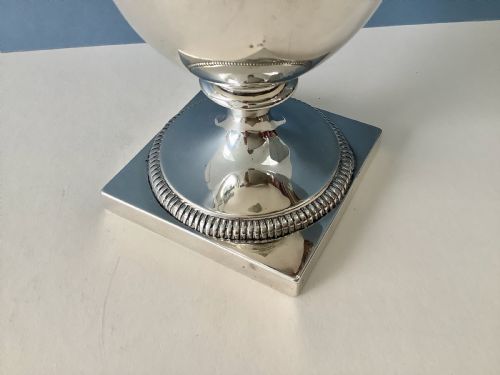 ANTIQUE SOLID SILVER LIDDED SAUCE DISH - ADDITIONAL PHOTO 4