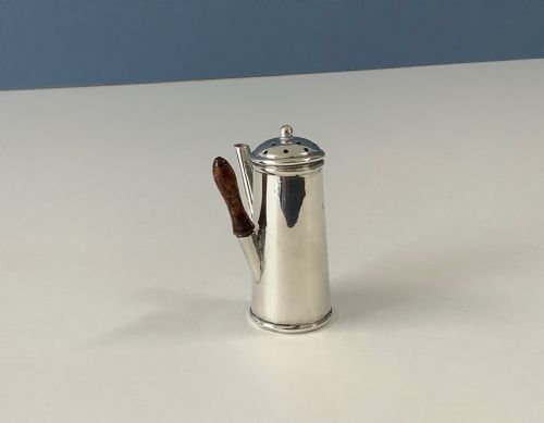 antique edwardian novelty solid silver pepper pot - CATEGORY: ANTIQUE SILVER - DATED EDWARDIAN