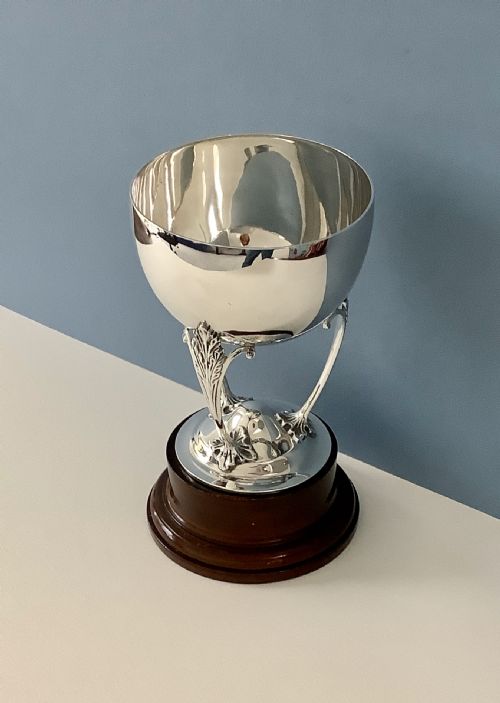 ANTIQUE ARTS CRAFTS SILVER BOWL CUP - ADDITIONAL PHOTO 1