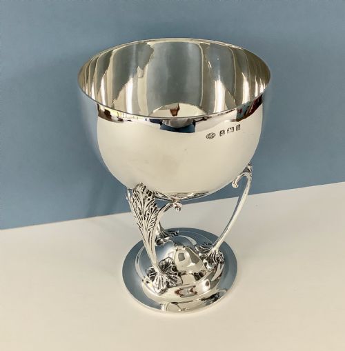 ANTIQUE ARTS CRAFTS SILVER BOWL CUP - ADDITIONAL PHOTO 2