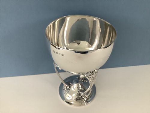 ANTIQUE ARTS CRAFTS SILVER BOWL CUP - ADDITIONAL PHOTO 5