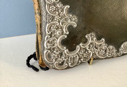 ANTIQUE VICTORIAN SILVER MOUNTED BLOTTER WILLIAM COMYNS - ADDITIONAL PHOTO 4
