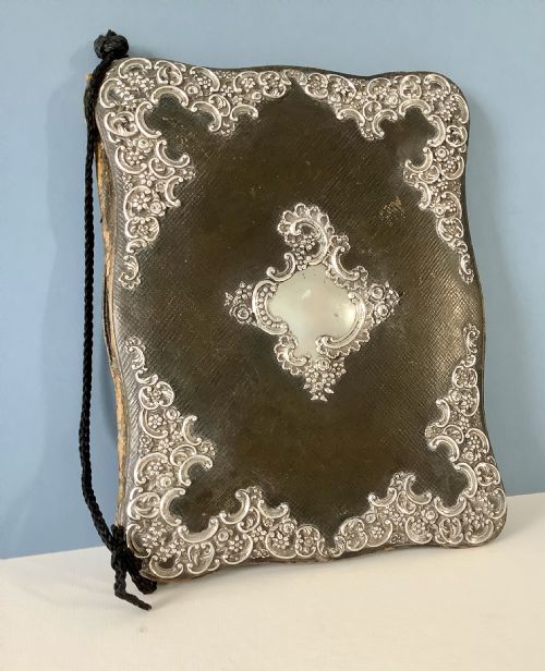 ANTIQUE VICTORIAN SILVER MOUNTED BLOTTER WILLIAM COMYNS - ADDITIONAL PHOTO 6
