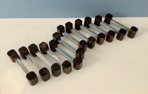CASED SET OF 12 ART DECO KNIFE OR CHOPSTICK RESTS - ADDITIONAL PHOTO 1