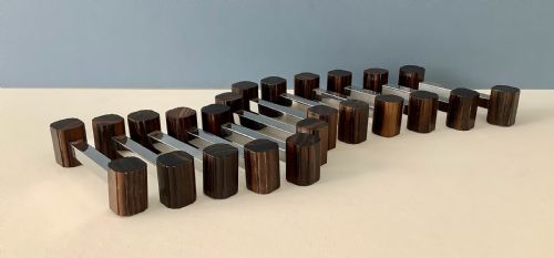 CASED SET OF 12 ART DECO KNIFE OR CHOPSTICK RESTS - ADDITIONAL PHOTO 5