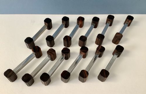 CASED SET OF 12 ART DECO KNIFE OR CHOPSTICK RESTS - ADDITIONAL PHOTO 6