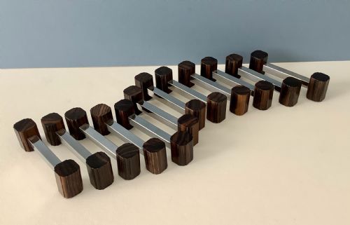CASED SET OF 12 ART DECO KNIFE OR CHOPSTICK RESTS - ADDITIONAL PHOTO 9
