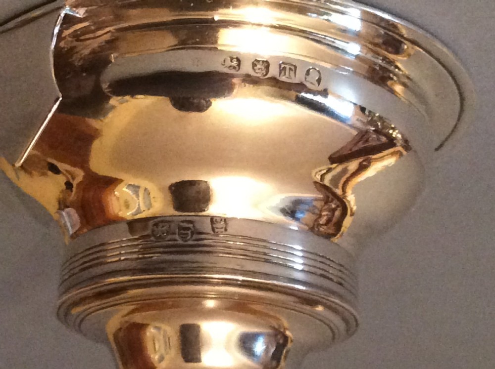 Antique Solid Silver Georgian 3-Part Wine Funnel View III