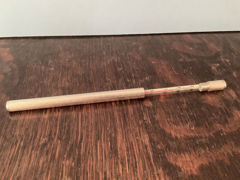 Solid Silver Wine Thermometer and Torch View III