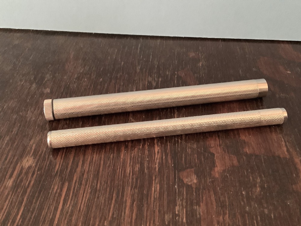 Solid Silver Wine Thermometer and Torch View V