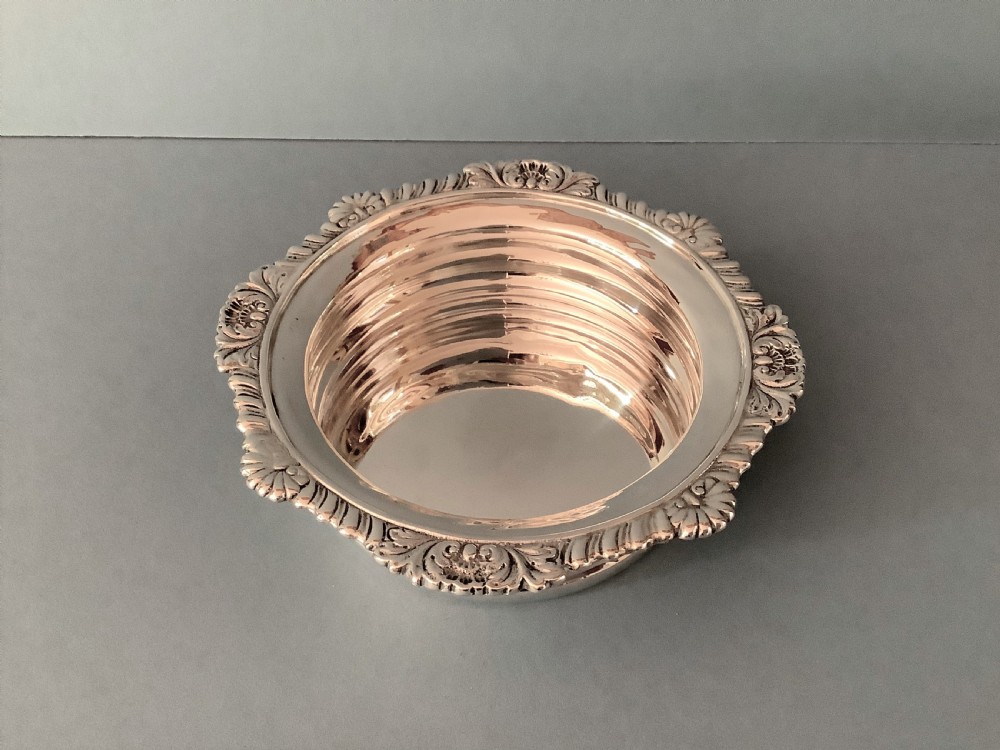 Antique Edwardian Solid Silver Wine Coaster View III
