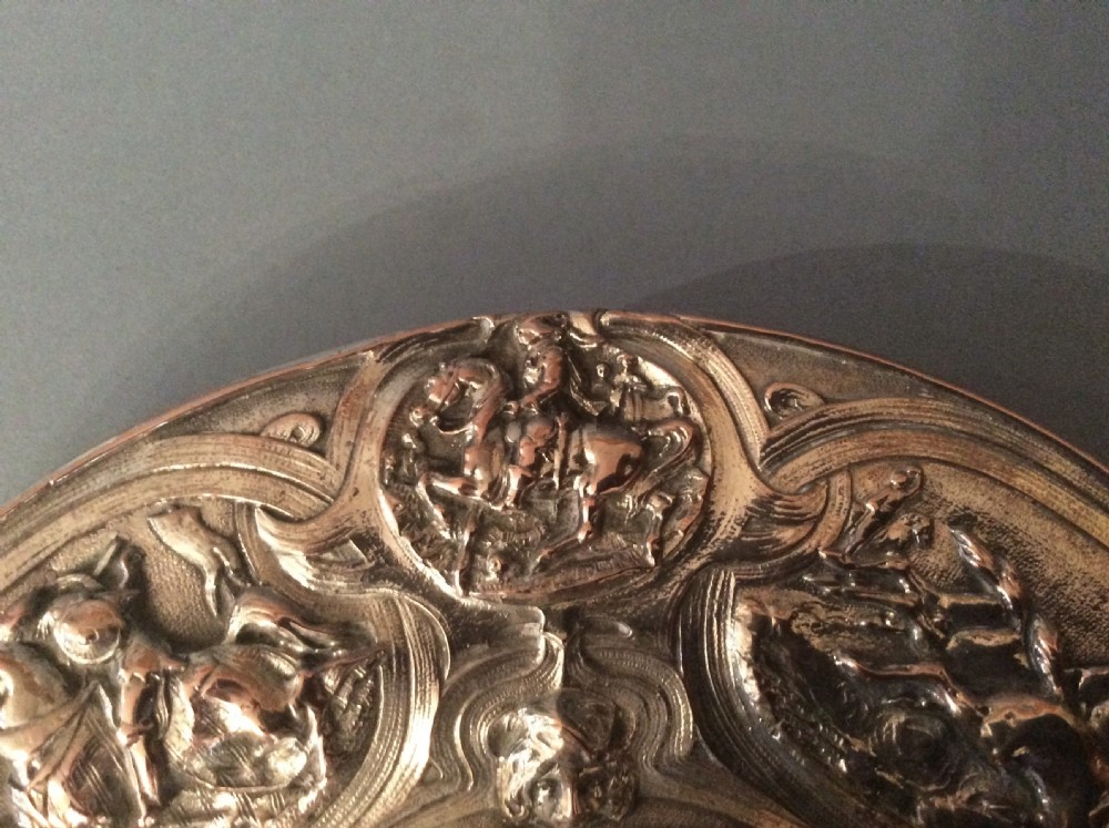 Magnificent Antique Victorian Silver Inkwell  View VII